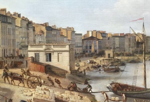 Pierre Lacour, The Chartrons Quay (detail), 1806, Museum of Fine Arts, Bordeaux