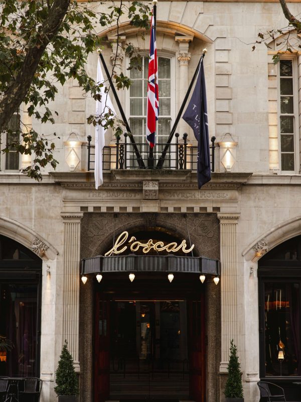 Hotel Facade - LHW Flags
